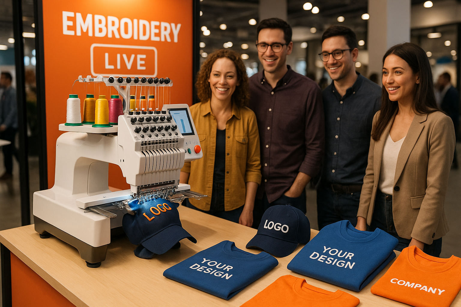 Why Live Embroidery Events Are a Game-Changer for Your Brand